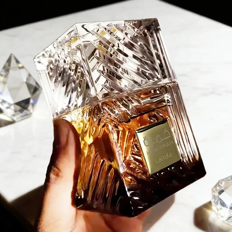 Original La-tta-fa Khamrah Series Eau de Parfum 100ml-Classic Arabian Spicy Perfume,Long Lasting Oriental Cologne & Gift f...