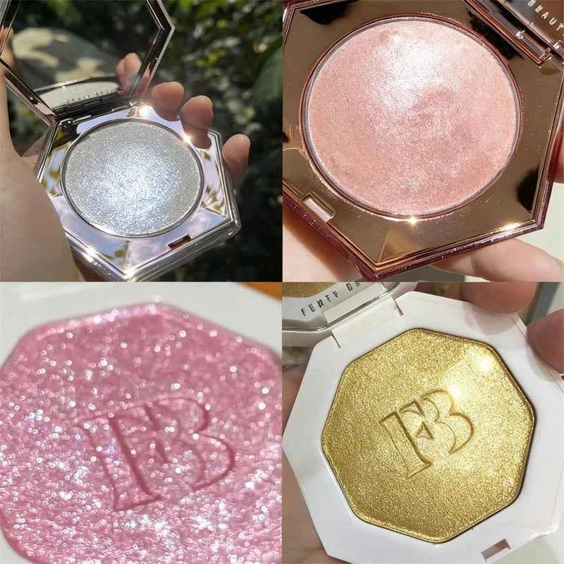 Fenty Beauty Popular High Gloss Brightening Facial Effect Stereoscopic Facial Makeup Create A 3D Sparkling Diamond Light Effect
