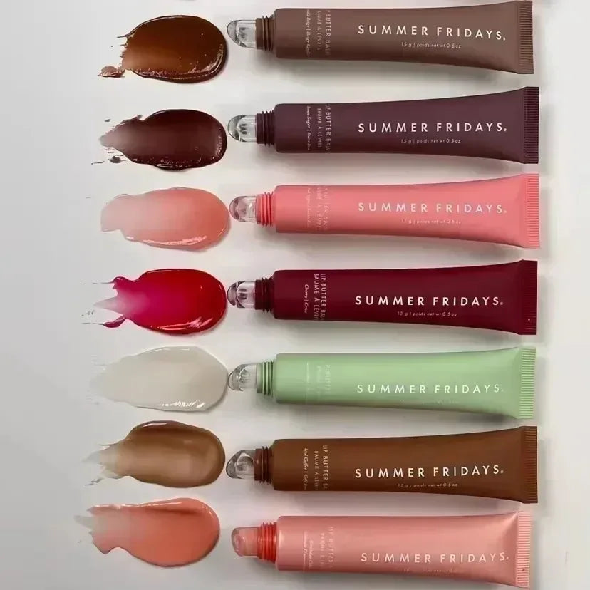 Summer Fridays Lip Balm Moisturizing Mirror Lip Gloss Lip Blush Dreams Pink Cloud Soft Tube Mirror Lip Gloss Set Lip Makeu...