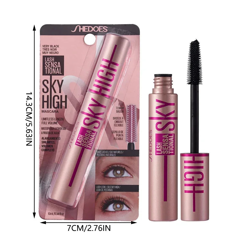 4D Mascara Lengthening Waterproof Thick Curling Lasting Eyelash Extension Black Mascara Natural Eyelash Enhance Cosmetics Makeup - My Vixen Vault