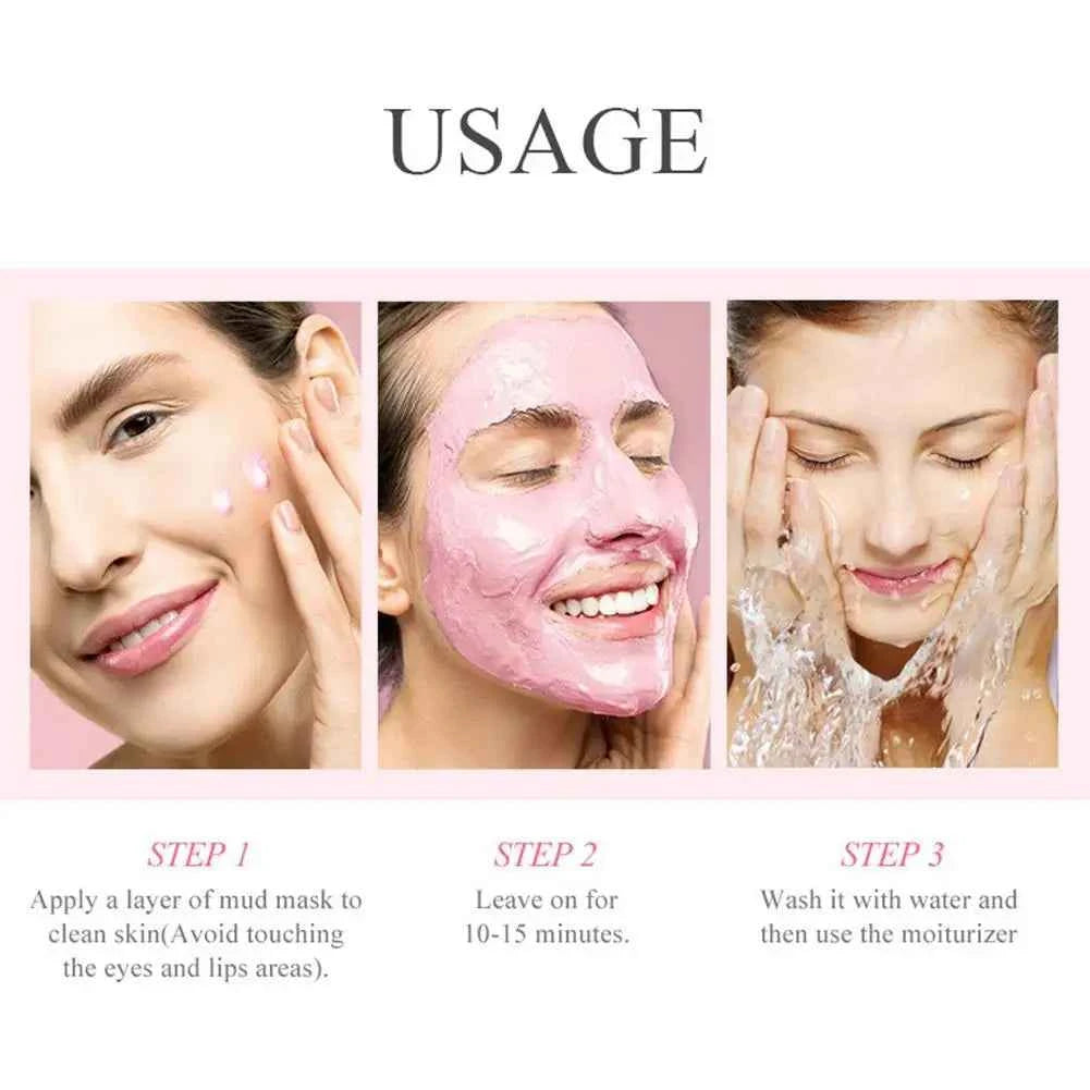 12pcs Sakura Mud mask Brightening Hydrating Face Mask Luminious Skin Clean Facial Cleansing Clay Hydrating Anti Wrinkle Skincare