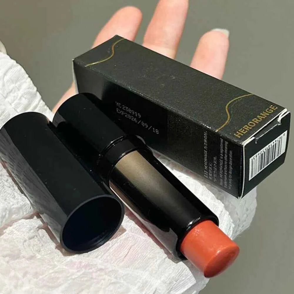 Low Saturation Mirror Water Light Solid Lip Gloss Mirror Russet Lipstick Moisturizing Lips Tint Nature Nude Lip Makeup Cosmetics.