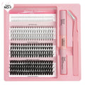 DIY Lash Extension Kit Lash Individual Lashes Clusters8-16mm With Waterproof Lash Bond And Seal Eyelash Tweezers Lash Kit - My Vixen Vault