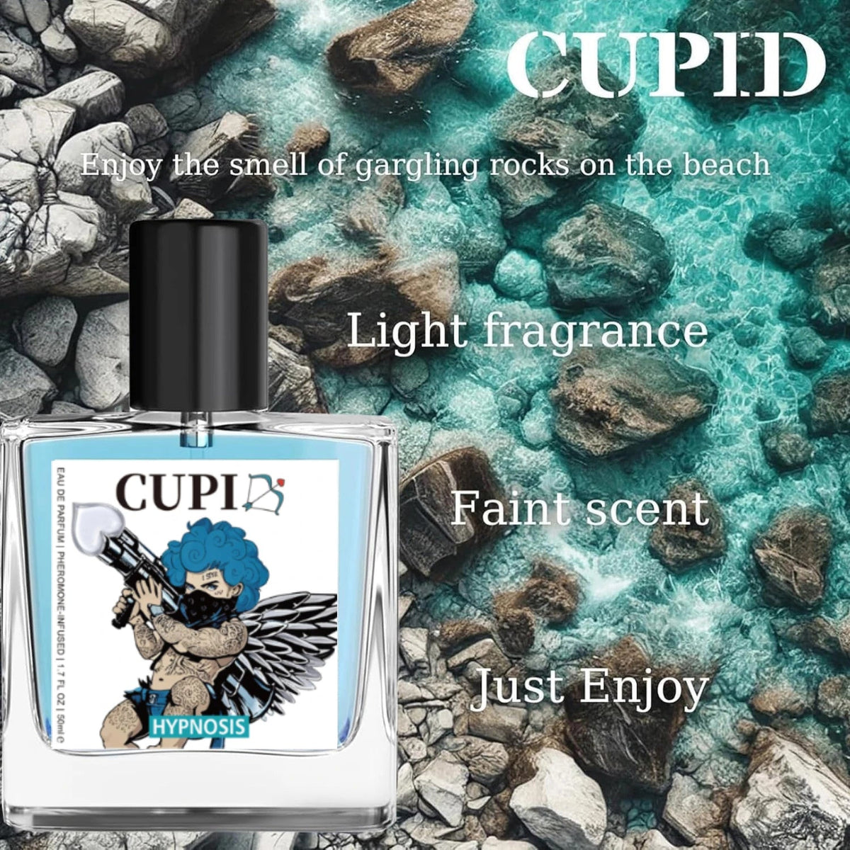 50ml Cupid Cologne Perfume Pheromone Cologne for Men Long Lasting Enhances Intimacy High Quality Hombre Perfume Attract Women Beauty Collection Studio
