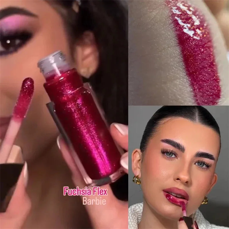 Fashion Fenty Beauty Lip Glaze Moisten Shine Glitter Lip Plumper Makeup For Beginner Liquid Lipstick Female Makeup Cosmetics - My Vixen Vault