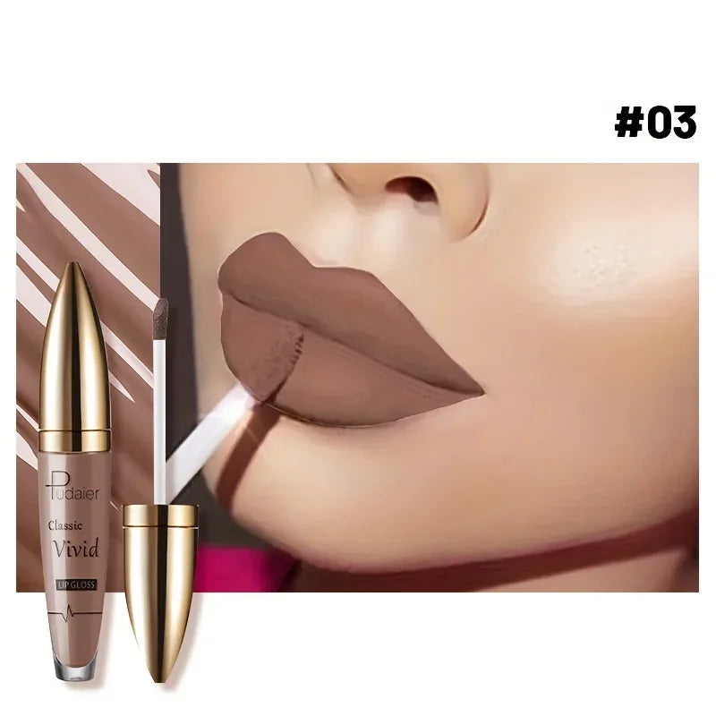 High Pigmented Matte Lip Glaze - Long-Lasting, Smudge Proof, Liquid Lipstick Makeup Valentine's Day Gifts, Women's Day Gift - My Vixen Vault