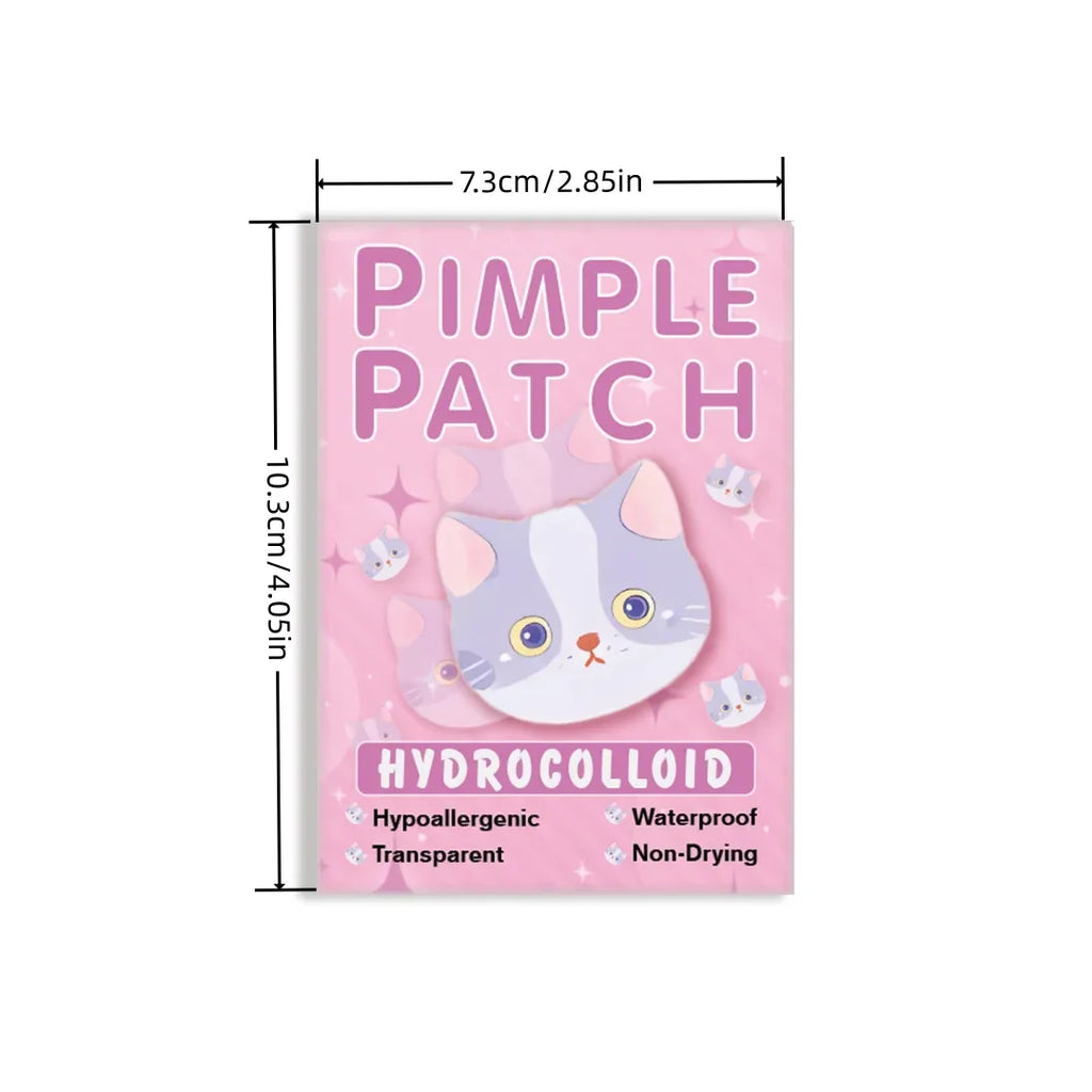 600pieces of cartoon cat acne patches, facial acne patches, concealer acne patches, and pimples patches. Ultra-thin and breathab - My Vixen Vault