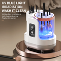 USB Electric Makeup Brush Cleaner 3-in-1 with Automatic Quick-Drying Support Device - Makeup Brush Cleaning And Drying Book Tool - Beauty Collection Studio