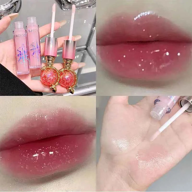 MAGIC CASA Shimmering Lip Gloss — Hydrating and Moisturizing, Mirror Finish, Plumping Glass-Like Lips.