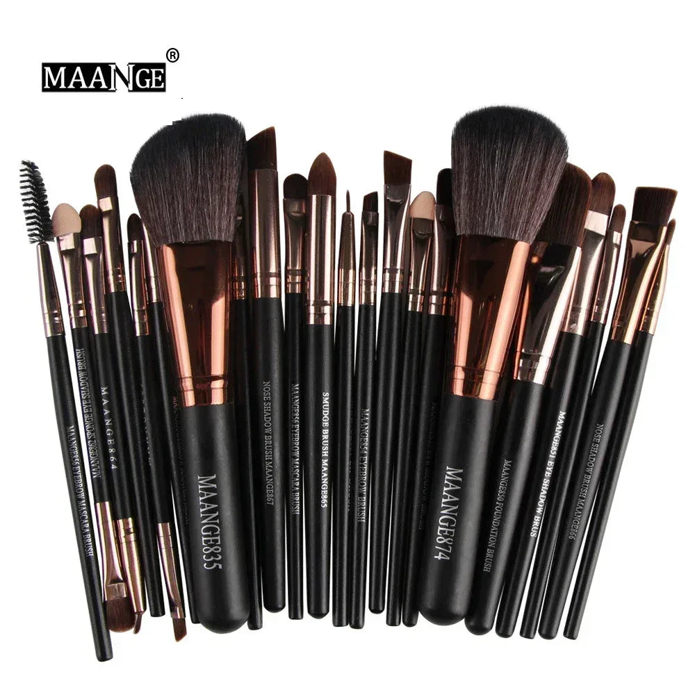 3/13/22pcs Professional Makeup Brushes Tools Set Make Up Brush Tools Kits for Eyeshadow Eyeliner Cosmetics Brushes Maquiagem - My Vixen Vault