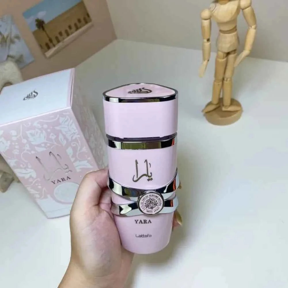 Lattafa Yara - Vanilla, Gourmand, Fruity, Floral - Eau de Parfum Long-Lasting Fragrance for Women, 3.40 Ounce / 100 ml