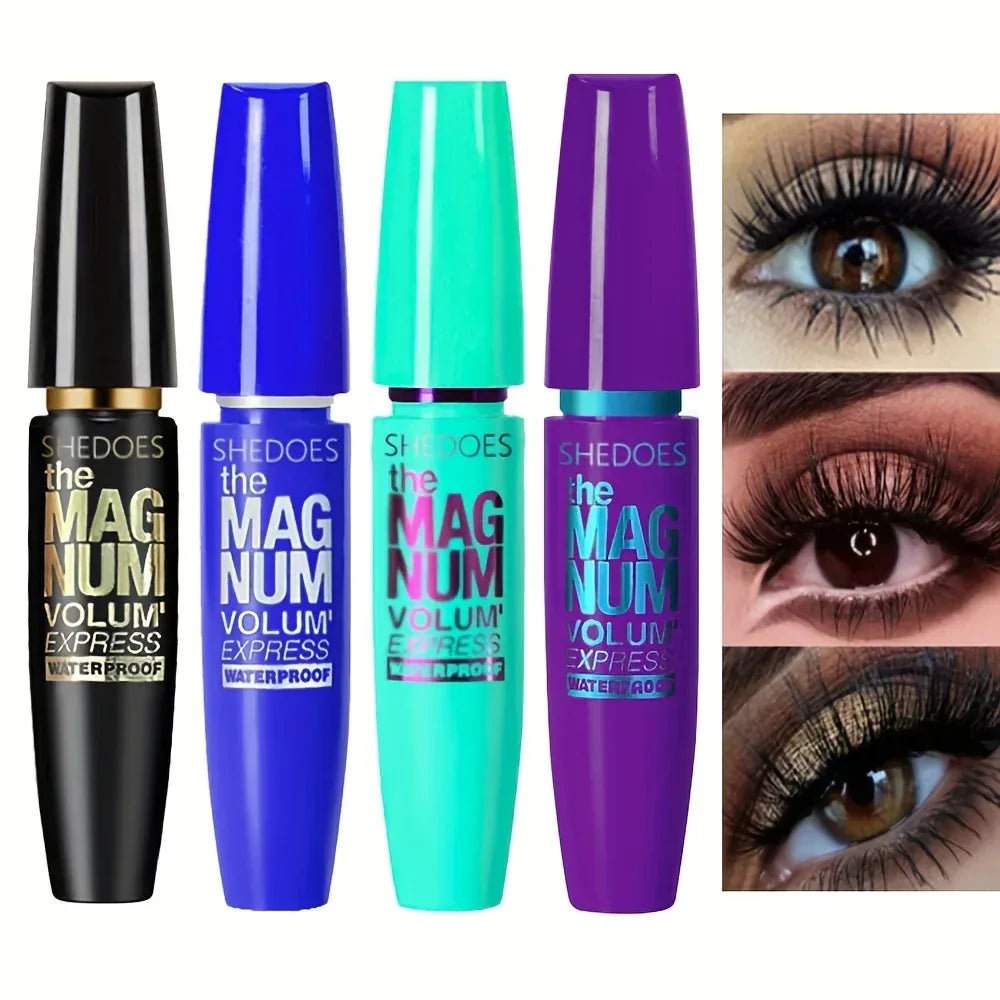 4D Black Mascara Thickening, Lengthening, Curling, Waterproof Liquid Fiber Mascara - My Vixen Vault