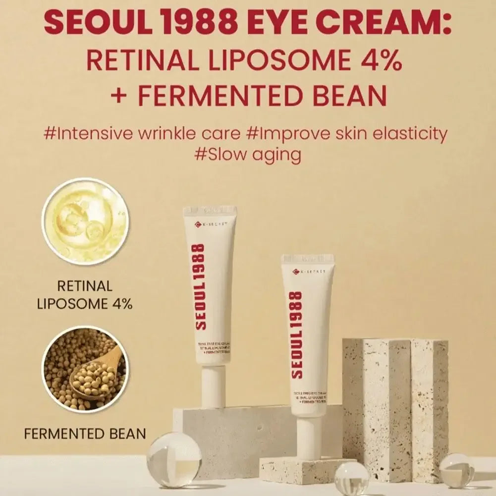 Korean Seoul 1988 Retinol Skin Care Set - Facial Essence Firming Eye Cream Moisturizer Lightening Repairing Skin Care - My Vixen Vault