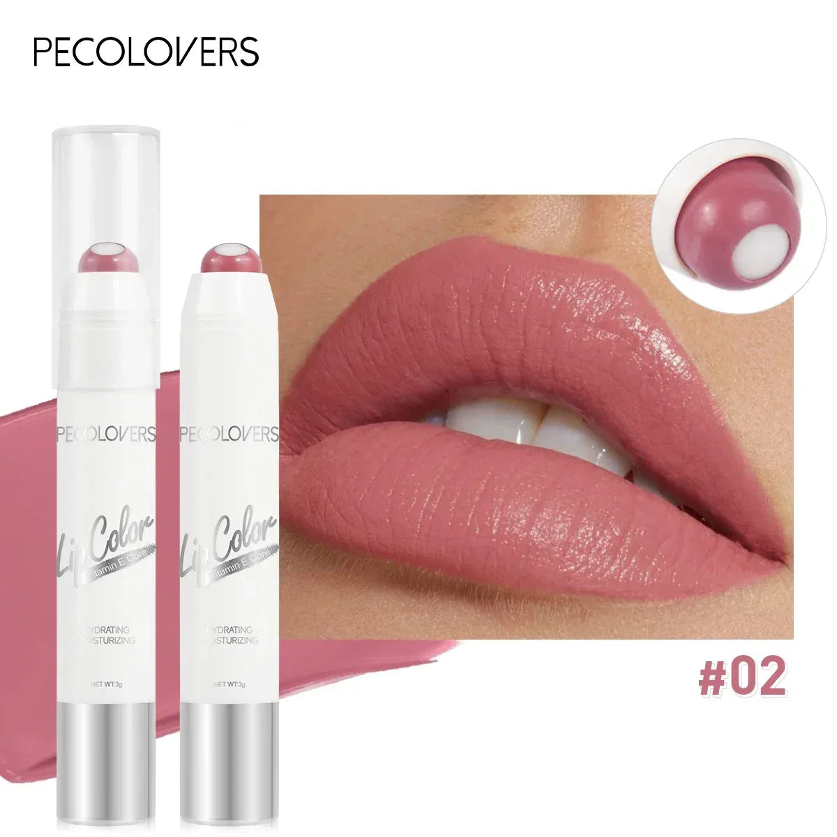 2-in-1 Nude Lipstick Matte Red Lip Balm Moisturizing 6 Colors Sandwich Lipstick Waterproof Long Lasting Non-stick Cup Lip Stick - My Vixen Vault