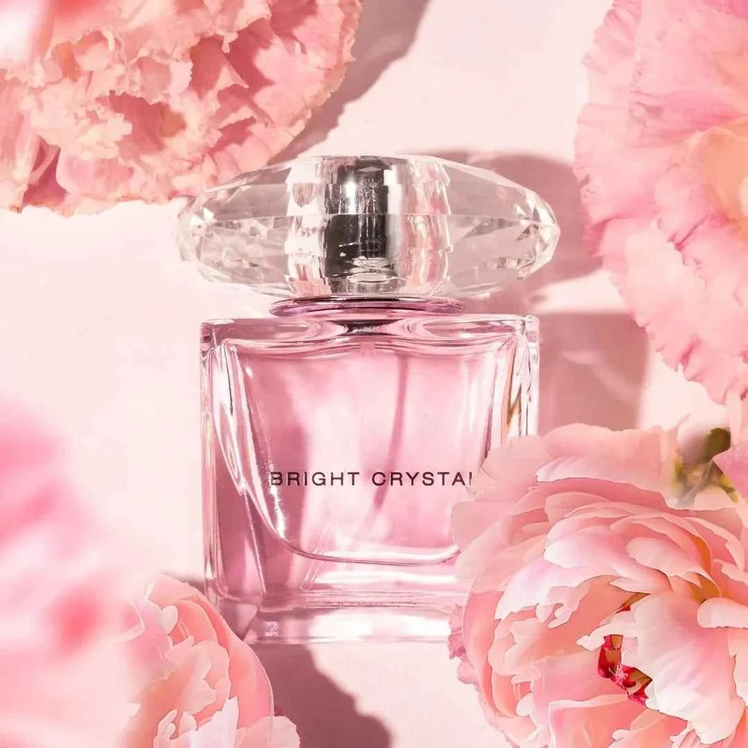 Crystal Diamond Bottle Perfume 90ML for Women - Long Lasting Elegant Floral Scent, Romantic & Light Fragrance Perfect for Dating