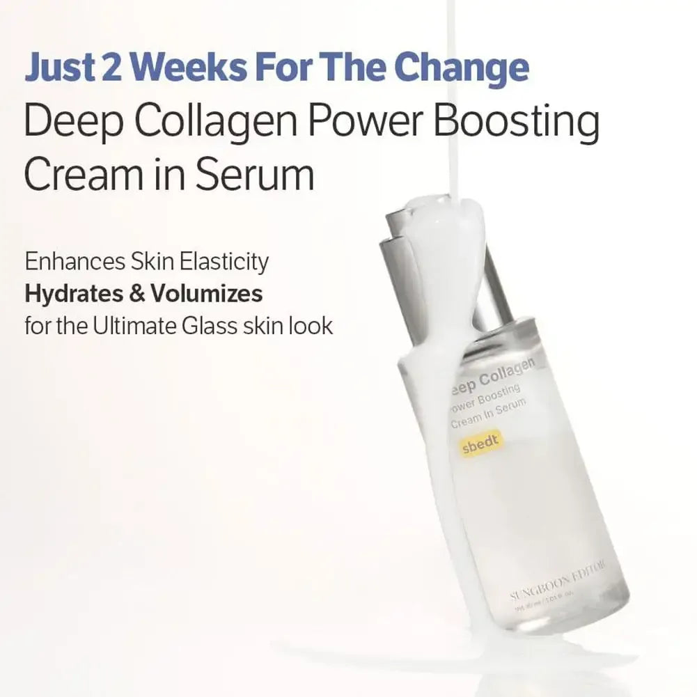 Sungboon Editor Deep Collagen Anti-Wrinkle Serum Hydrating And Moisturizing Double Serum Improves Fine Lines And Skin Elasticity - My Vixen Vault