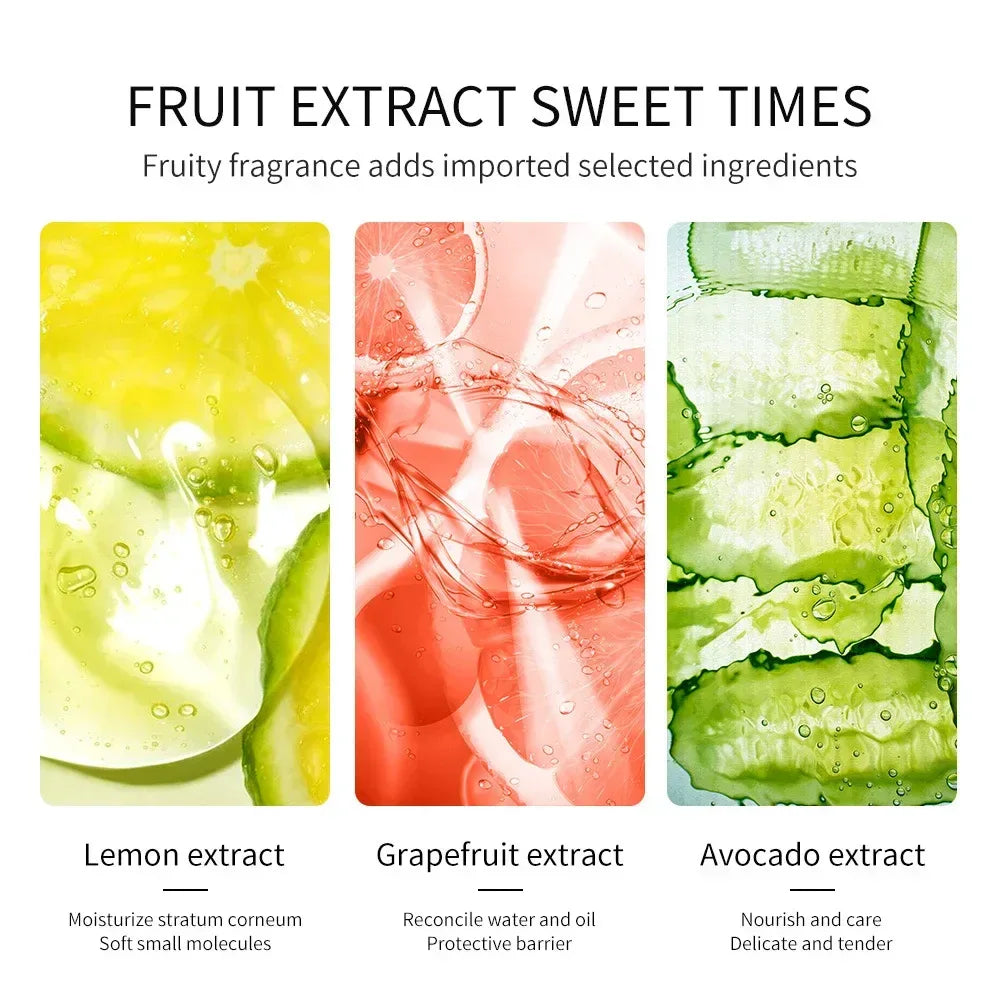5Pcs/set Fruit Plant Fragrance Hand Cream Sets Moisturizing Repair Anti Dry Hand Lotion Sets Hands Skin Care Products.
