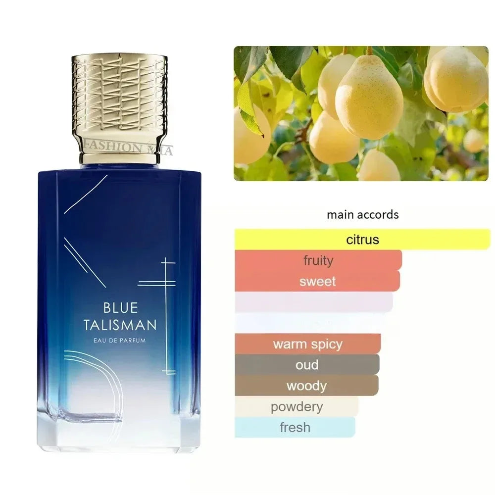 100ml Luxury Brand thEnchantment of Blue Protective Talisman Flower unisex Long Lasting Woody Floral Pheromone Cologne Fra...