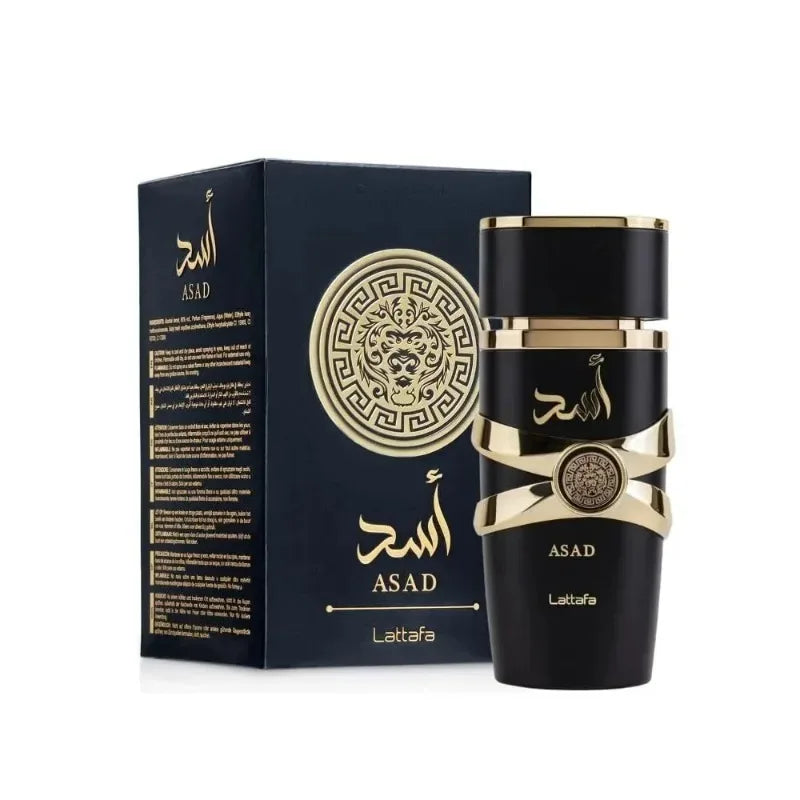 Lattafa Perfumes Black Edition Asad For Unisex Eau De Perfume Spray, 3.4 Ounce Long-Lasting Floral Scent Best Gift.